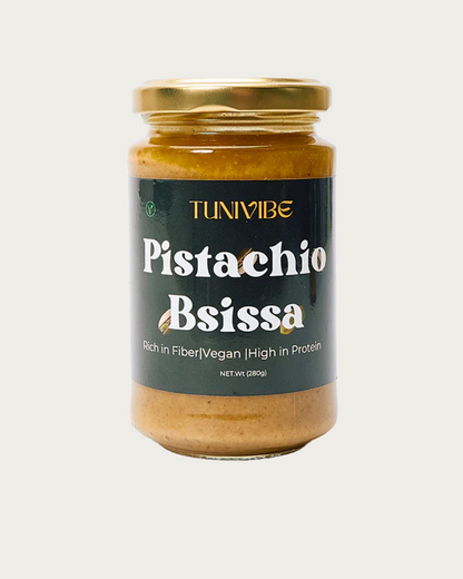 Pistachio Bsissa toast spread